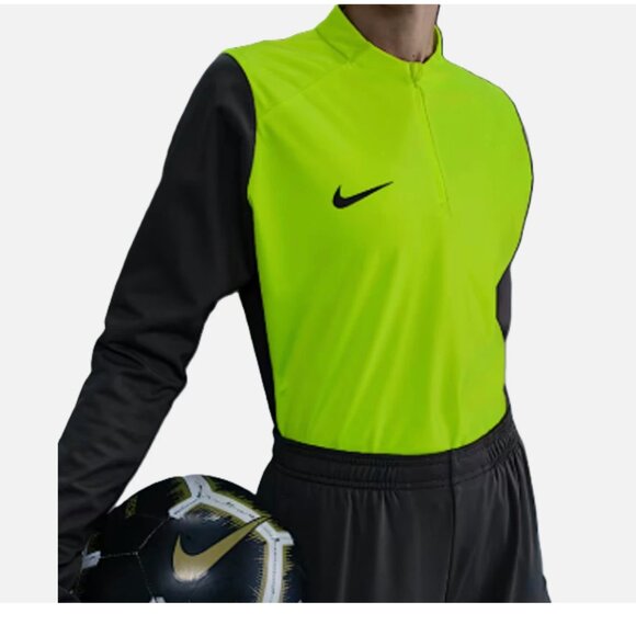 NWT $95 Nike Women's Strike Storm-FIT Drill Top Black/Neon Green FZ3987-702 M - Picture 4 of 8